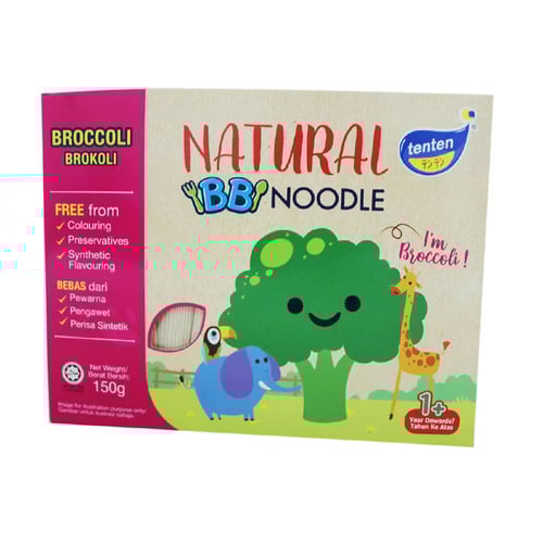 Tenten Broccoli Baby Noodles (1+ Years) 150g•