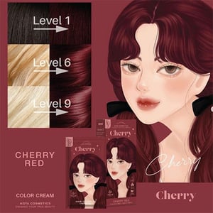 Kota Cherry Hair Color 100ml - Cherry Red •
