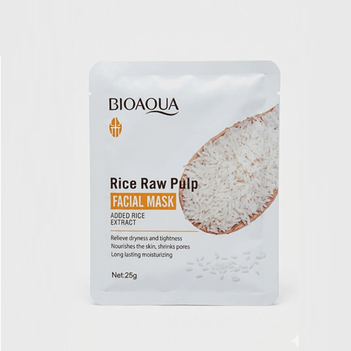 Bioaqua Rice Raw Pulp Facial Sheet Mask 25g