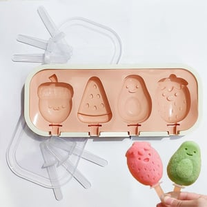 Fruit Shaped Ice Cream Mold - Pink