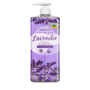 Watsons Love My Skin Lavender Scented Gel Body Wash 1000ml  •