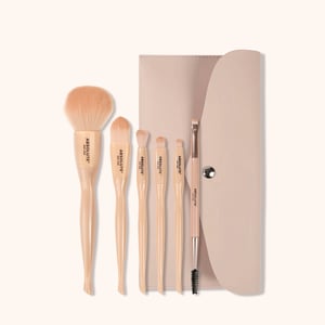 Absolute New York Makeup Brushes Set For Eye And Face 6pcs - STMABE04