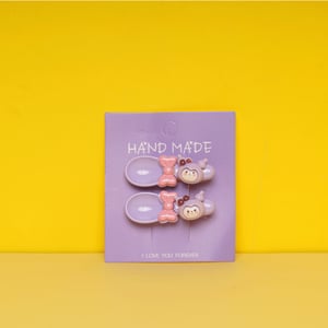 Baby Spoon Shape Clip - Levender Kuromi