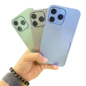 Biggerbowie Iphone 14 Pro Max Shaped 11 Color Eyeshadow Palette with Mirror - Midnight Green