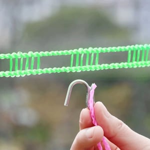 Nylon Non-Slip Clothes Line Rope 5m - Pastel Green