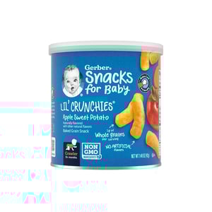 Gerber Lil' Crunchies Apple Sweet Potato (8+ Months) 42g•