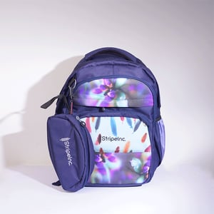 Stripelnc Exclusive School Backpack - Colourful Feather