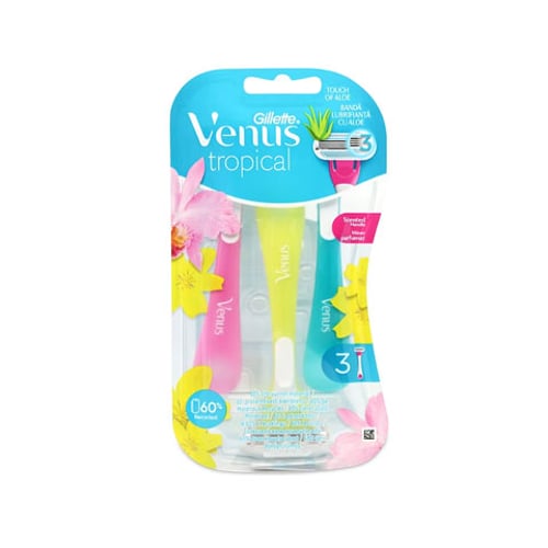 Gillette Venus Tropical Disposable Razors 3 pieces  •