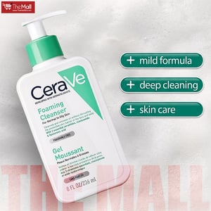 CeraVe Foaming Cleanser For Normal To Oily Skin 236ml .