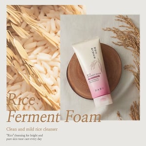 Dabo Rice Whitening Face Wash Shining Ferment Foam 100ml •
