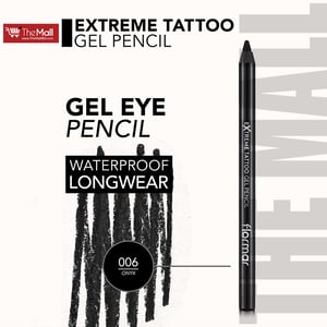 Flormar Extreme Tattoo Gel Eye Pencil - 06 Onyx