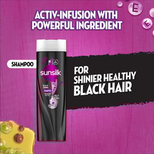 Sunsilk Black Shine Shampoo 300ml .