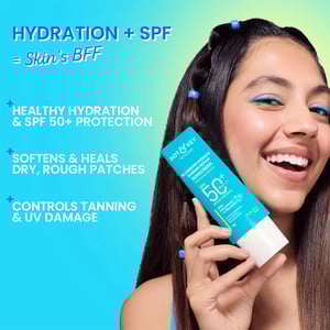 Dot & Key Blueberry Hydrate Barrier Repair Sunscreen SPF 50+ with Hyaluronic and Ceramides PA+++ 80g•