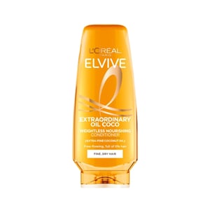 L'Oreal Elvive Extraordinary Oil Coco Weightless Nourishing Conditioner For Fine & Dry Hair 300ml ▪