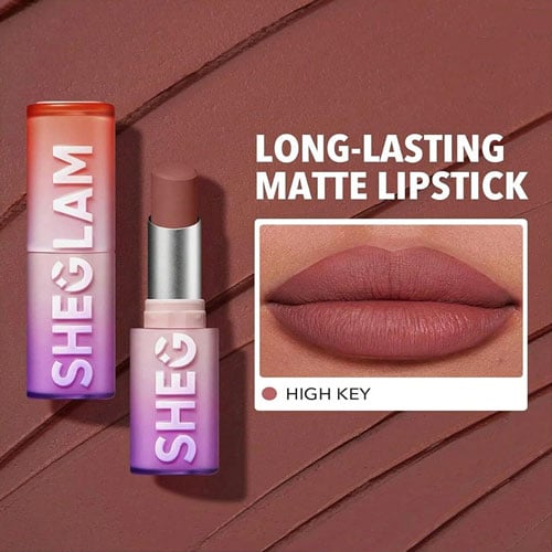 Sheglam Dynamatte Boom Long-Lasting Matte Lipstick 2.7g - High Key