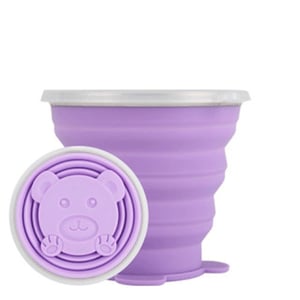 Folding Travel Mug - Purple
