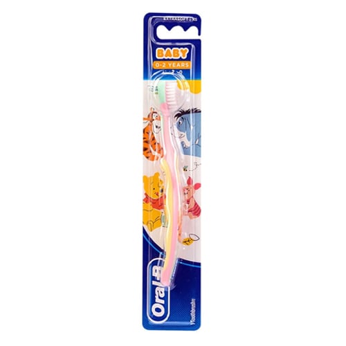 Oral-B Extra Soft Baby Toothbrush 0-2 Years - Pink