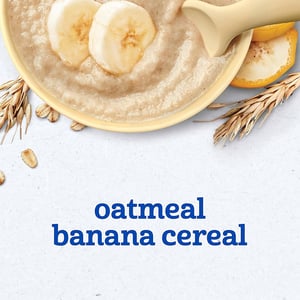 Gerber Probiotic Oatmeal Banana Cereal 227gm •