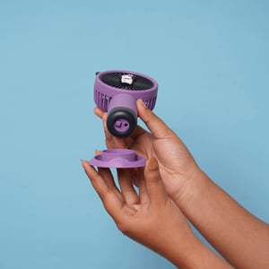 Portable Fan - Dark Violet Kuromi
