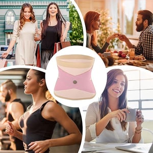 Body Shaper Belt Cross Abdominal Band - Beige XXL