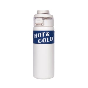 Hot and Cold Flask 680ml - White •