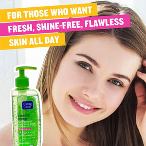 Clean & Clear  Morning Energy Shine Control Daily Facial Wash 150ml•