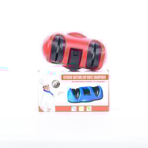 Kitchen Suction Cup Knife Sharpener - Red