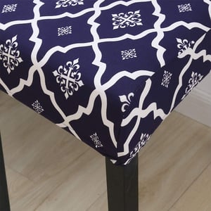 knitted Elastic Chair Cloth Cover - Blue