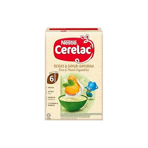 Nestle Cerelac Rice & Mixed Vegetables 250g