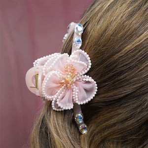 Large Size Hair Clip For Women - Pink