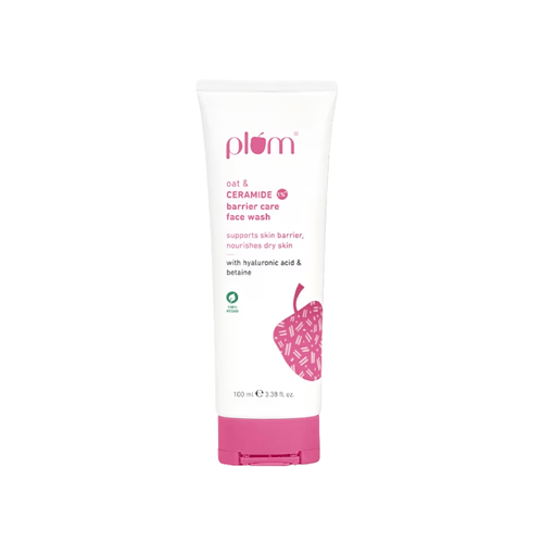 Plum Oat & 1% Ceramide Barrier Care Face Wash 100ml •