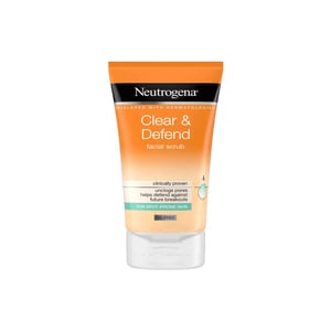 Neutrogena Clear & Defend Facial Scrub 150ml •
