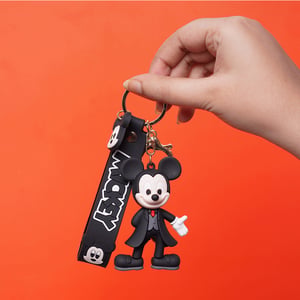 Mickey Mouse Key ring - Black