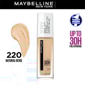 Maybelline New York Super Stay Active Wear 30H Foundation 30ml - 220 Natural Beige •