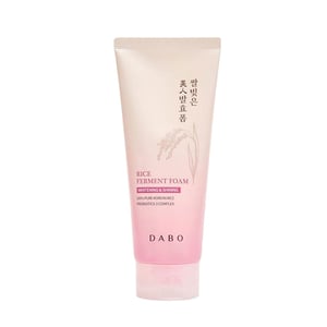 Dabo Rice Whitening Face Wash Shining Ferment Foam 100ml •