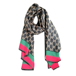 Trendy Korean Style Cashmere Shawl - Gucci Pattern