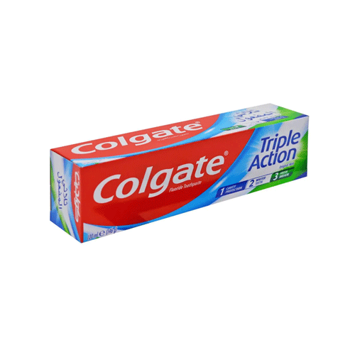Colgate Triple Action Orginal Mint Fluoride Toothpaste 125ml