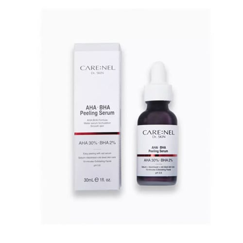 CARE:NEL Dr. Skin AHA 30% + BHA 2% Peeling Serum 30ml •