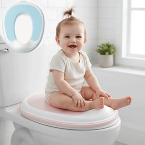 Baby Toilet Trainer Seat - Sky Blue