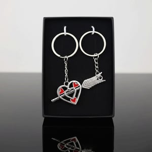 Couple Key Ring Set - Love Arrow