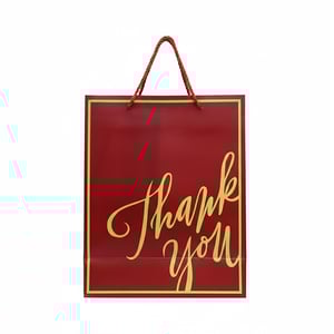 Red Color Special Gift Bag - Thank You