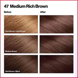 Revlon Colorsilk Beautiful Color - 47 Medium Rich Brown  •