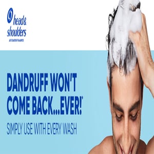 Head & Shoulder Anti-Dandruff Daily Clean Shampoo 1000ml •