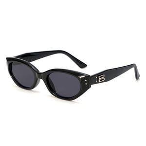 Narrow Frame Sunglasses For Women - Black (240035)