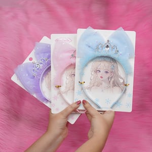 Stoned Crown Headband For Baby Girls - Pink