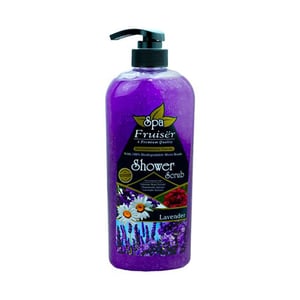 Fruiser Lavender Shower Scrub 730ml •