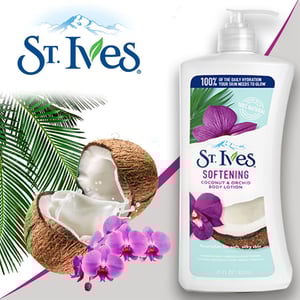 St. Ives Softening Coconut & Orchid Body Lotion 621ml  •
