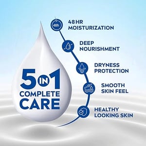 Nivea Rich Nourishing Complete 72h Moisture Body Lotion For Dry To Very Dry Skin 400ml •