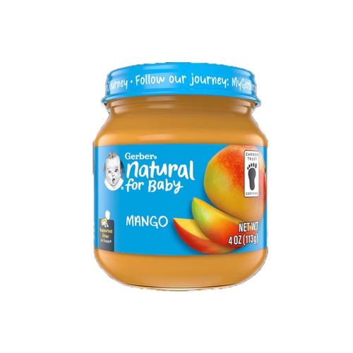 Gerber Natural For Baby Mango 113g•