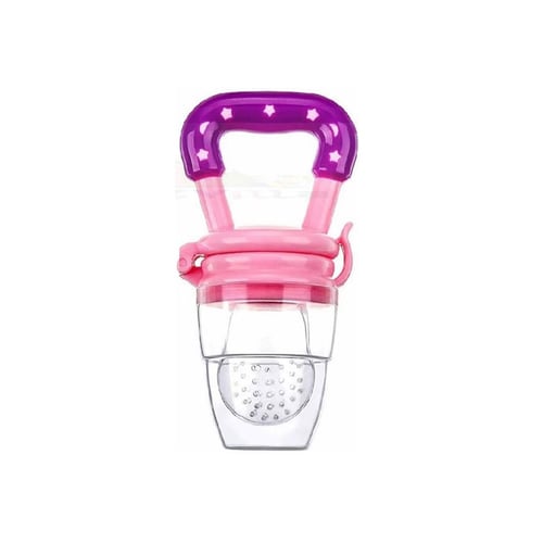 Baby Fruit & Vegetable Food Mesh Feeder - Pink